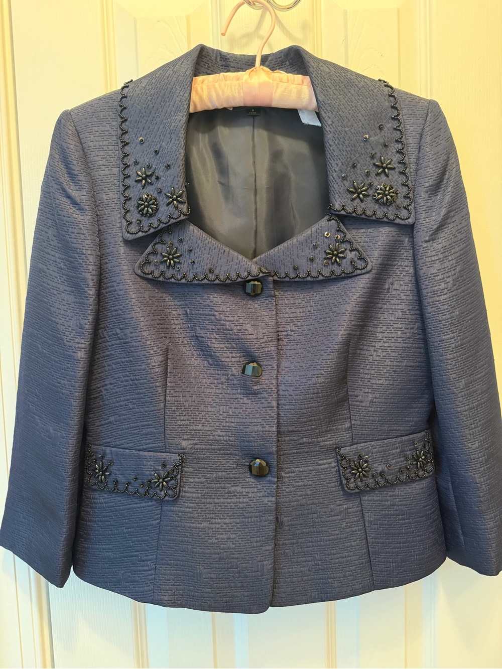 Embellished Navy Women's Dress suit